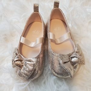 H&M Gold Baby Dress Shoes